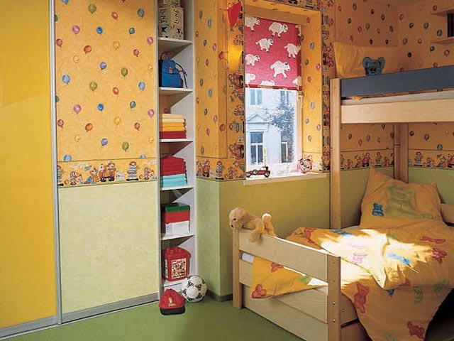 фотография  шкафа купе в детской Минск